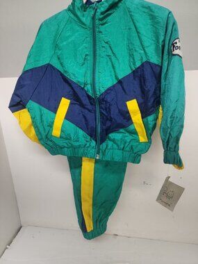 Rubble Tumble Infant Boys 2-Piece Jogging Set 18 Months Green/Blue/Yellow New!!!
